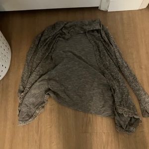 A thin gray kids jacket